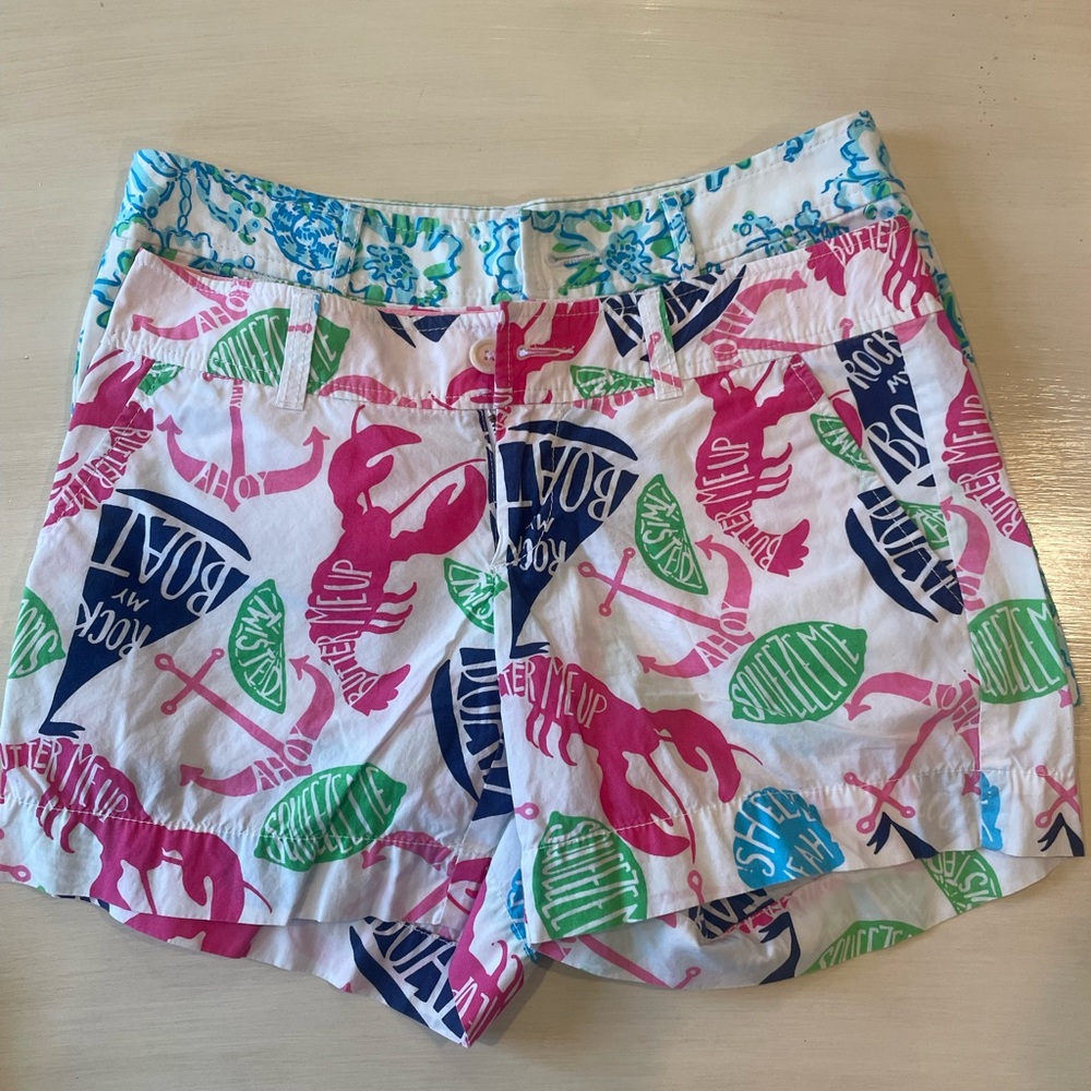 Lilly Pulitzer shorts-2 pairs